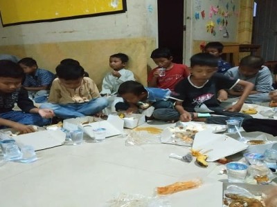 Provide Food for Orphans and Needy in Indonesia
