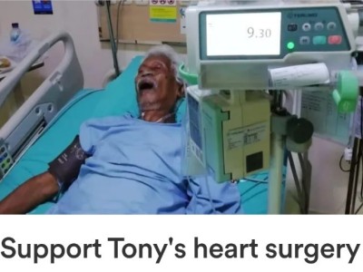 Support Tony 's heart surgery
