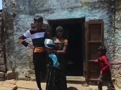 Poor family helping to better life